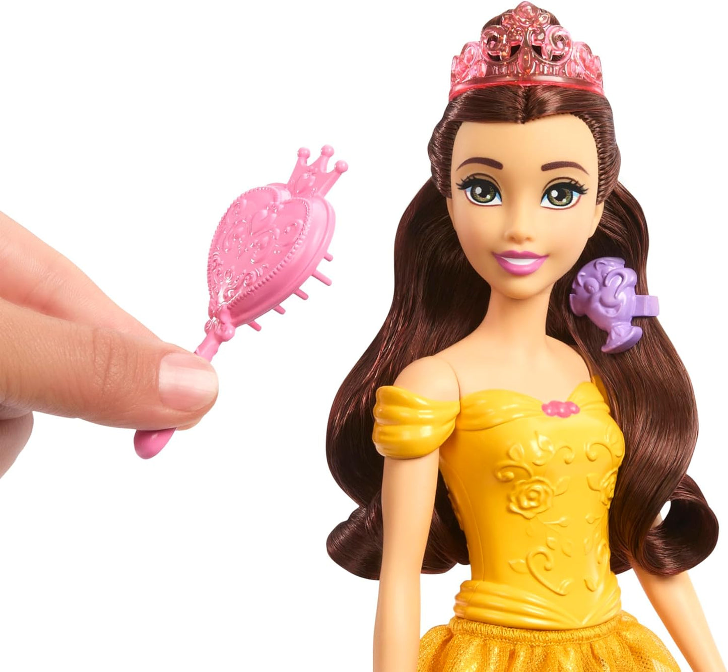 Disney Princess Belle & Philippe Doll and Horse Set – Riding Adventure Playset