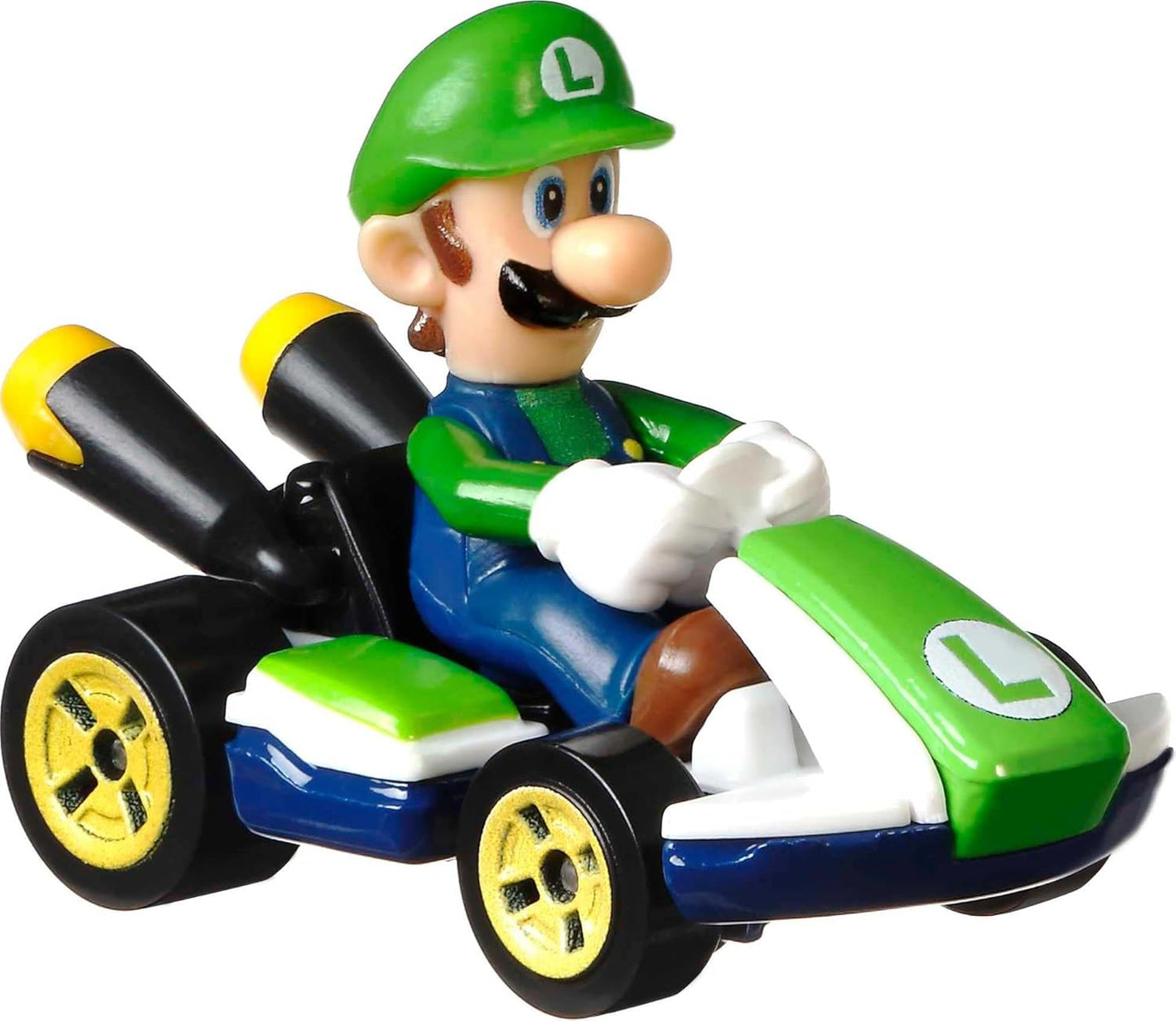 Hot Wheels Mario Kart Luigi Standard Kart 1:64 Die-Cast Vehicle Figure