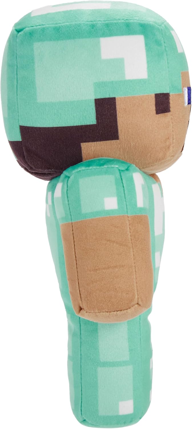 Minecraft Diamond Steve Plush Toy – Soft Collectible Stuffed Character for Kids and Fans