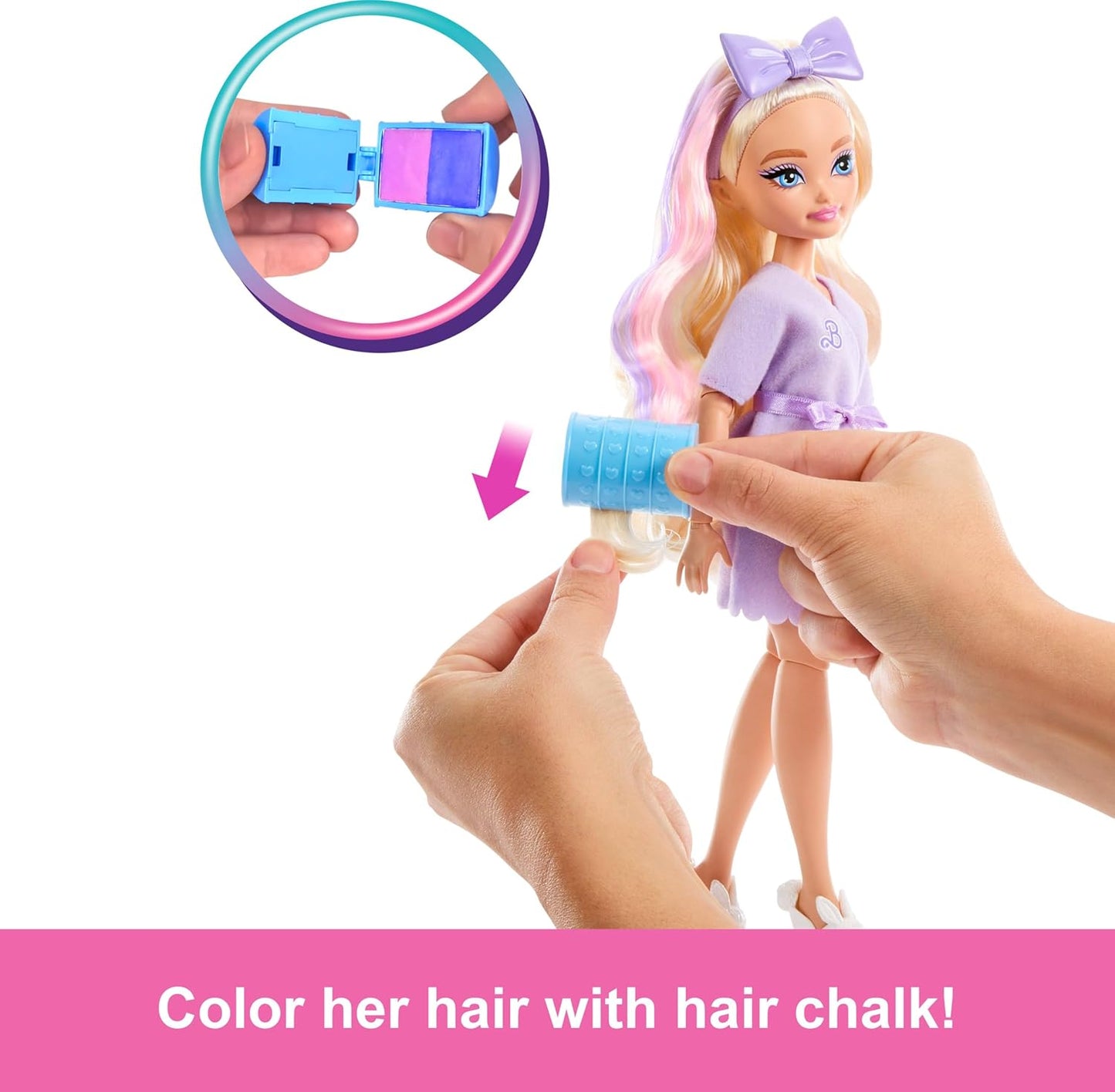 Barbie Dream Besties Get Ready with Barbie Doll and 15+ Styling Accessories