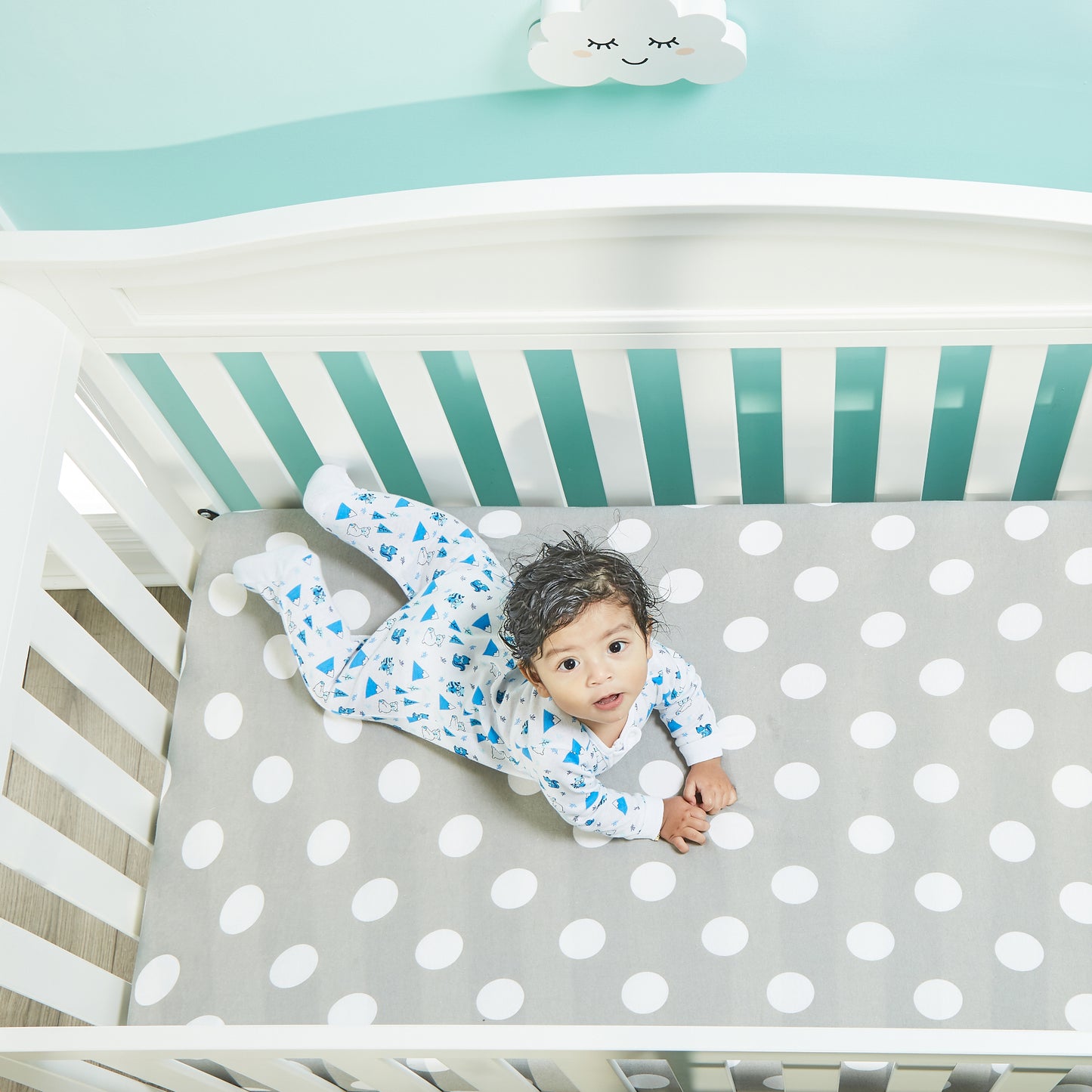 4 Pack Baby Boy Woodland Sleepers with Zippers