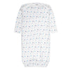 EVERYDAY KIDS 4 Pack of Soft Cotton Newborn Baby Sleeper Gowns 0-6 Months; Newborn Sleeper Sacks