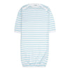EVERYDAY KIDS 4 Pack of Soft Cotton Newborn Baby Sleeper Gowns 0-6 Months; Newborn Sleeper Sacks