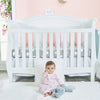 EVERYDAY KIDS 4 Pack of Soft Cotton Newborn Baby Sleeper Gowns 0-6 Months; Newborn Sleeper Sacks