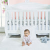 EVERYDAY KIDS 4 Pack of Soft Cotton Newborn Baby Sleeper Gowns 0-6 Months; Newborn Sleeper Sacks