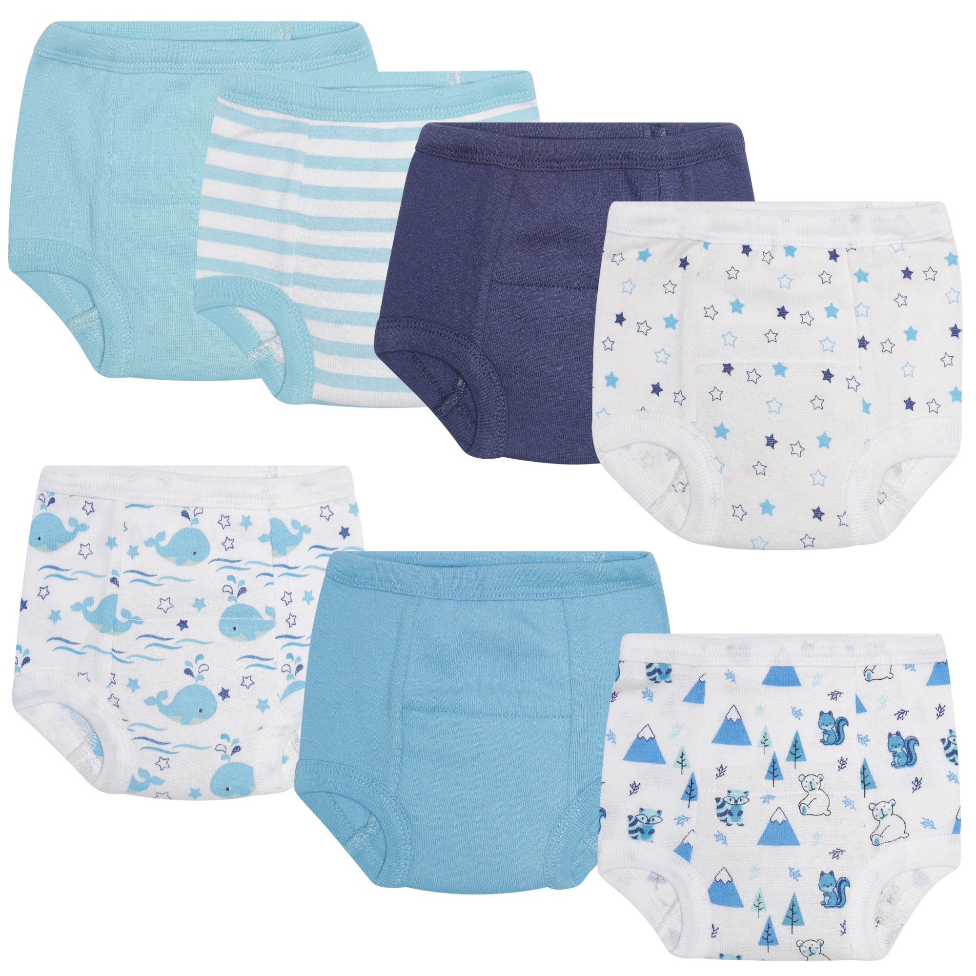 7 Pack Potty Training Underwear for Toddler Boys – Everyday Kids