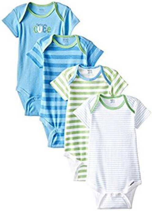 Gerber Baby Boys 4 Pack Onesies