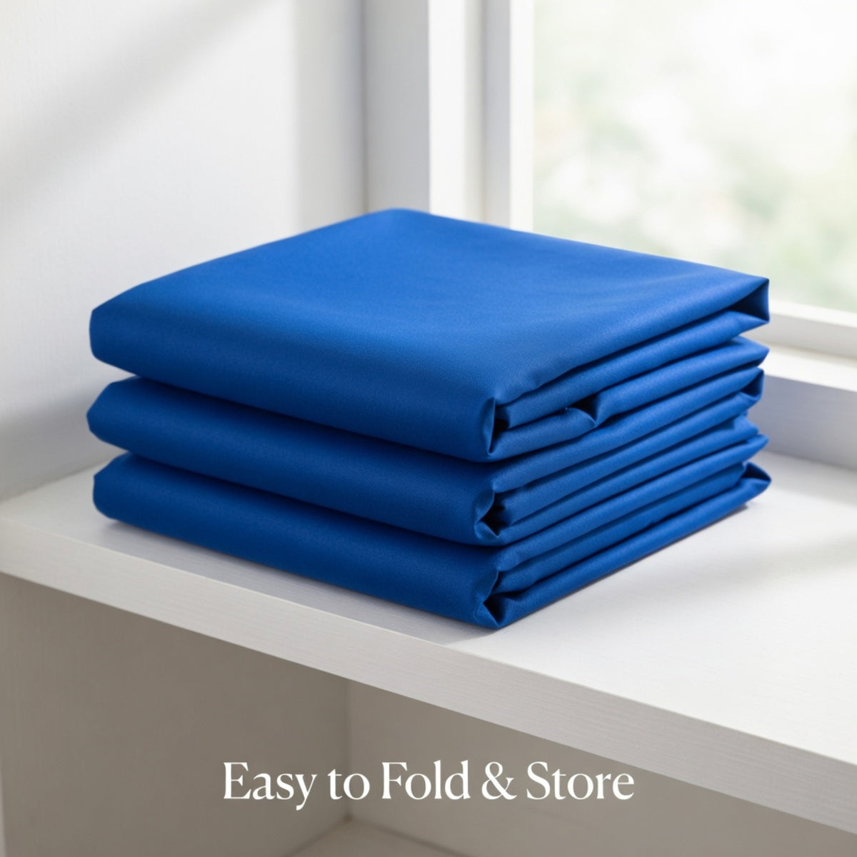 Royal Blue Fitted Crib Sheet