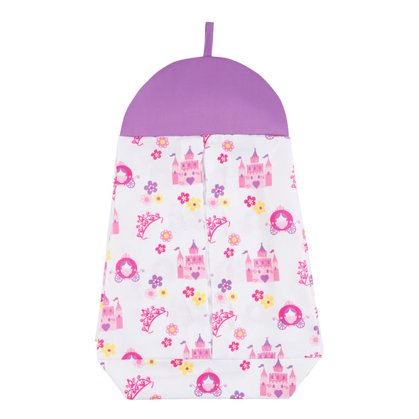 4 Piece Girls Crib Bedding Set -Princess Storyland