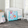 Everyday Kids 4-Piece Crib Bedding Set – Quilt, Sheet, Ruffle & Diaper Stacker – Nursery Baby Bedding