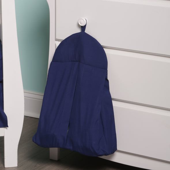 Navy 4 Piece Crib Bedding Set