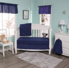 Navy 4 Piece Crib Bedding Set
