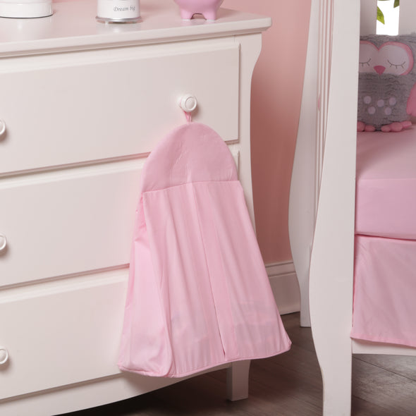 4 Piece Girls Crib Bedding Set - Pink