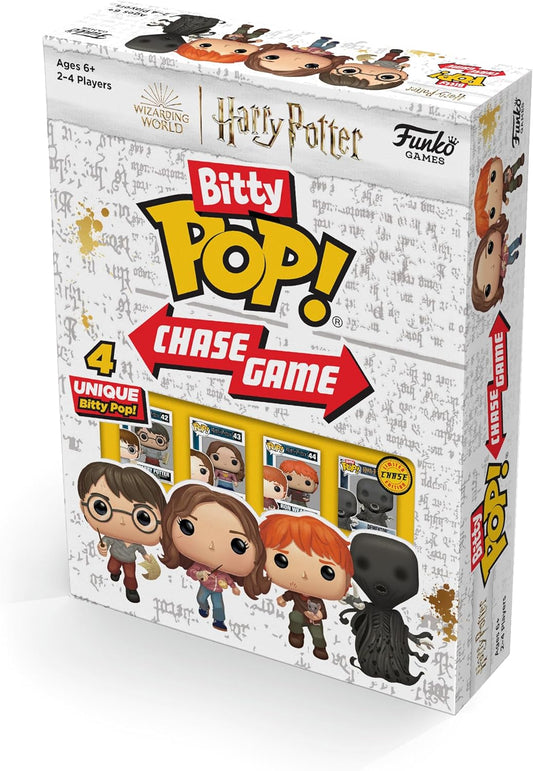 Bitty Pop! Harry Potter Chase Game – Funko Wizarding World Strategy Game With 4 Exclusive Figures