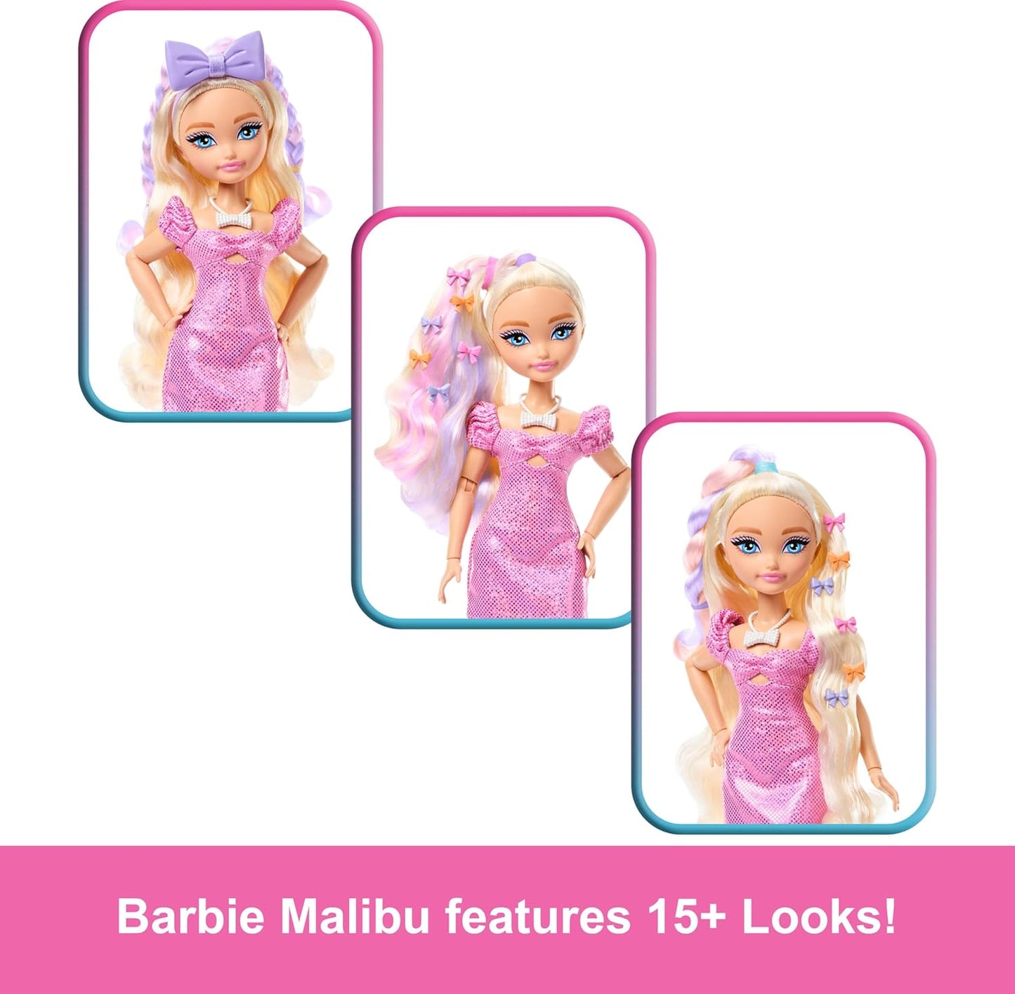 Barbie Dream Besties Get Ready with Barbie Doll and 15+ Styling Accessories