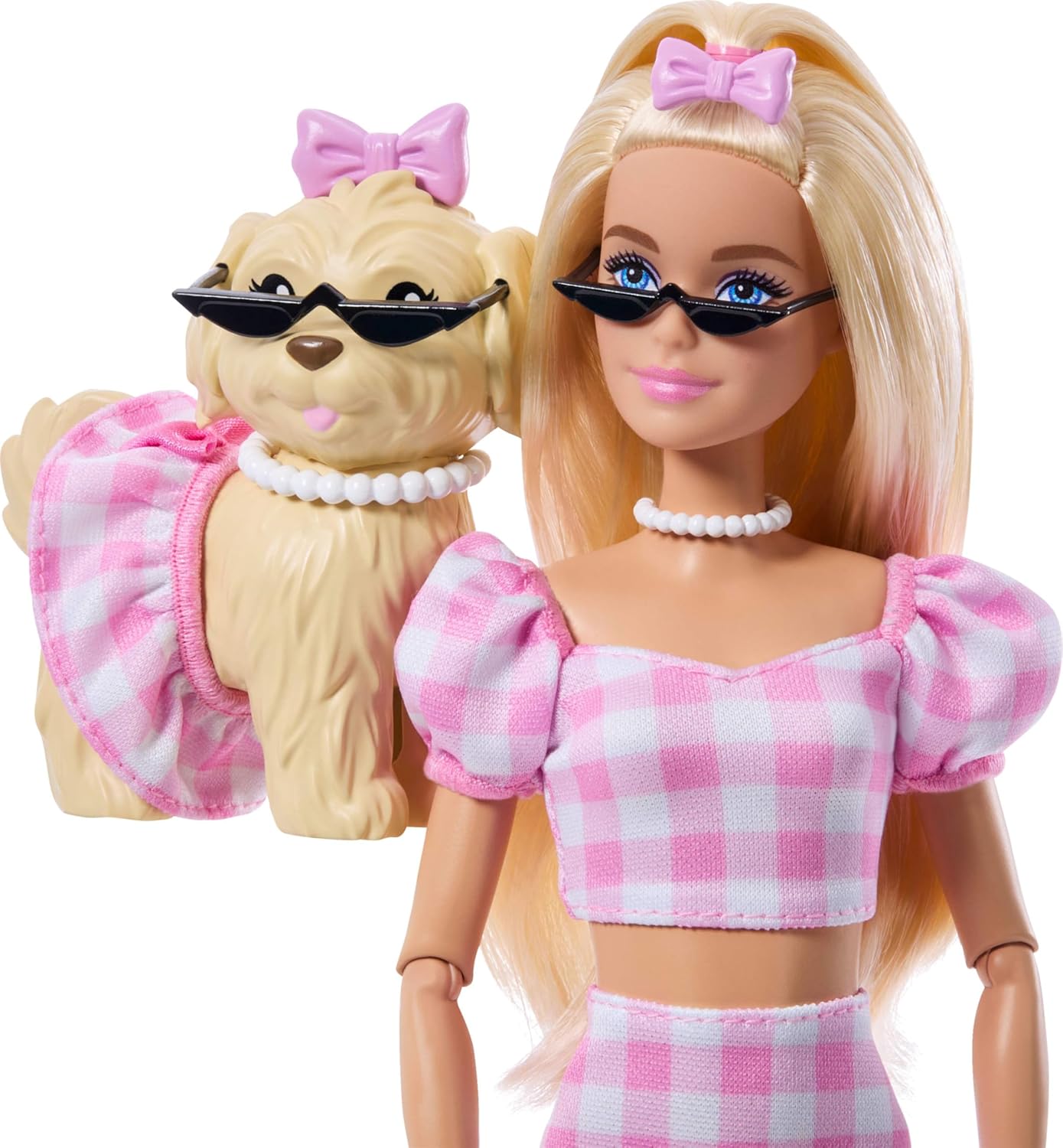 Barbie Twinning Looks Doll and Puppy Set with Matching Outfits and Accessories