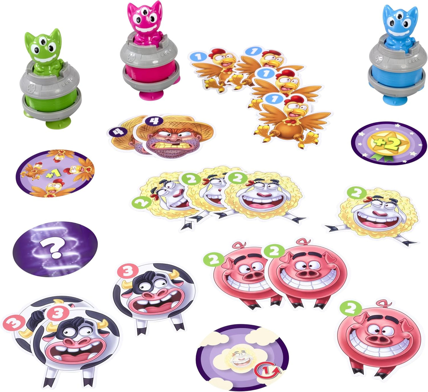 Go Go UFO Out-of-This-World Alien Game – Fast-Action Spring-Grab Family Game