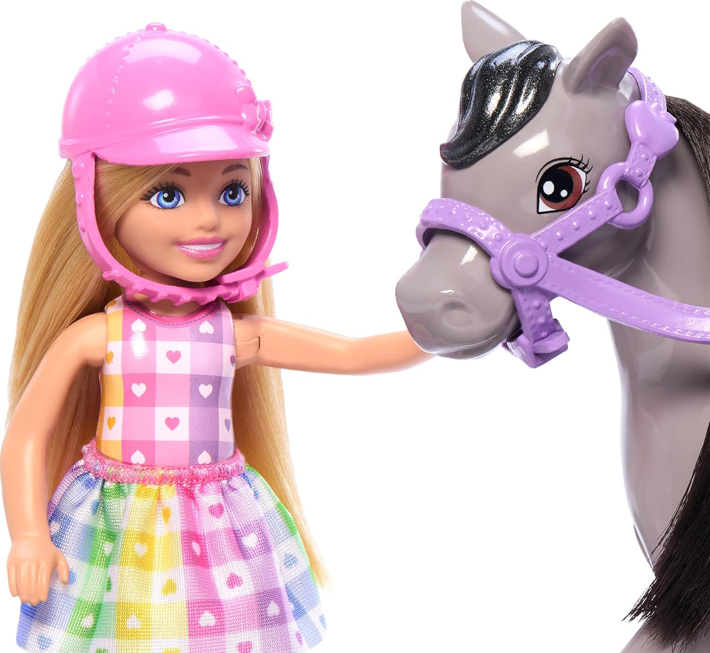 Barbie Chelsea Doll and Pony Playset with Saddle, Bridle and Riding Accessories