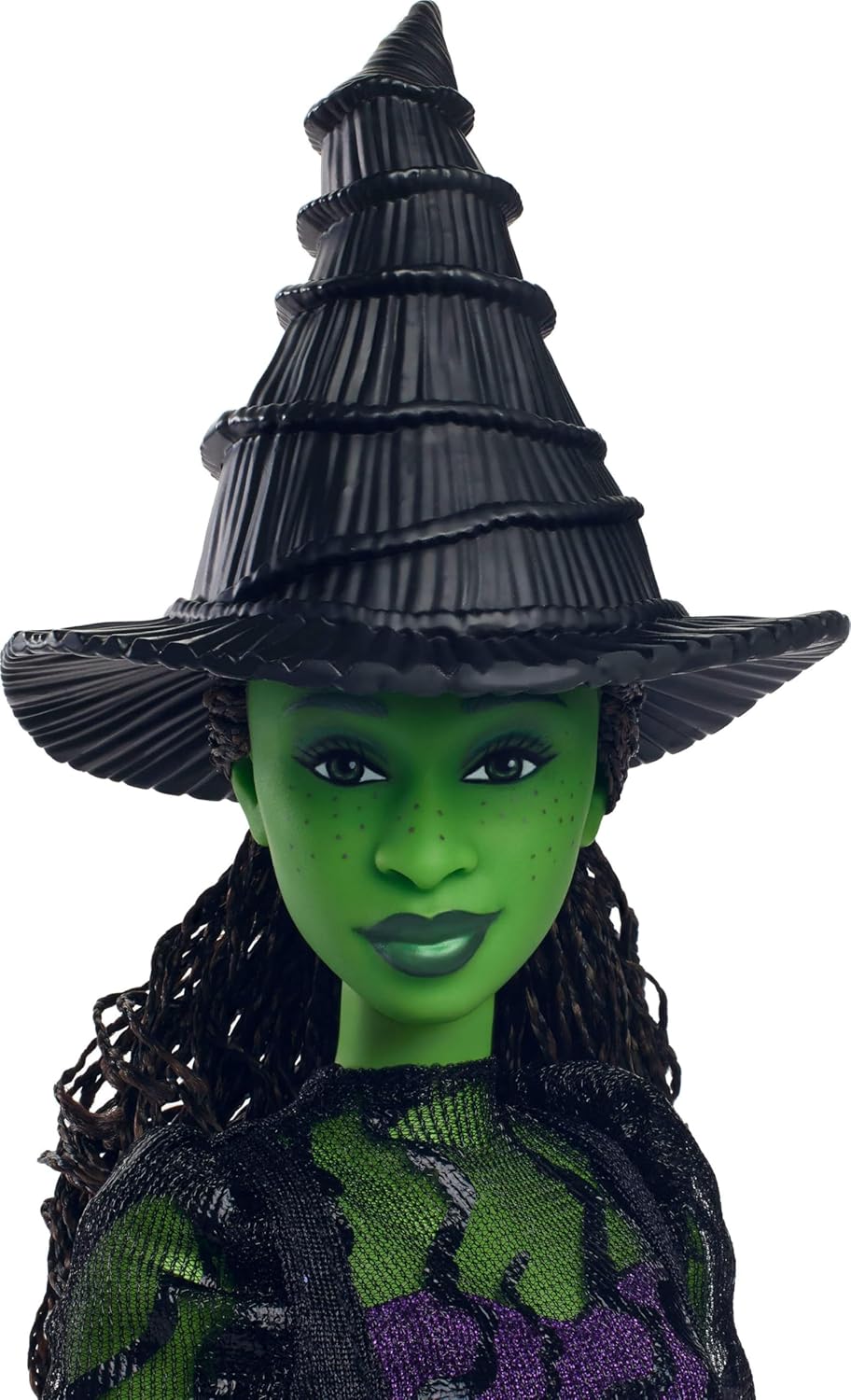 Wicked Elphaba Fashion Doll with Signature Black Dress and Hat, Movie-Inspired