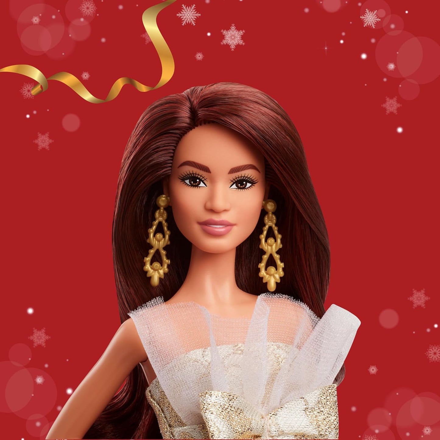 Barbie Signature Holiday Barbie 2025 Doll – Collectible Barbie Doll in Elegant Gold Gown