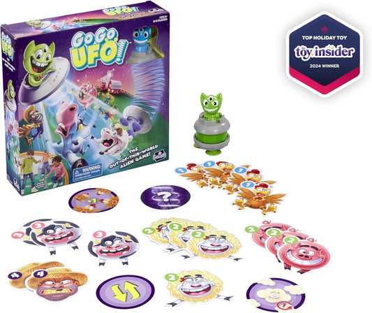 Go Go UFO Out-of-This-World Alien Game – Fast-Action Spring-Grab Family Game