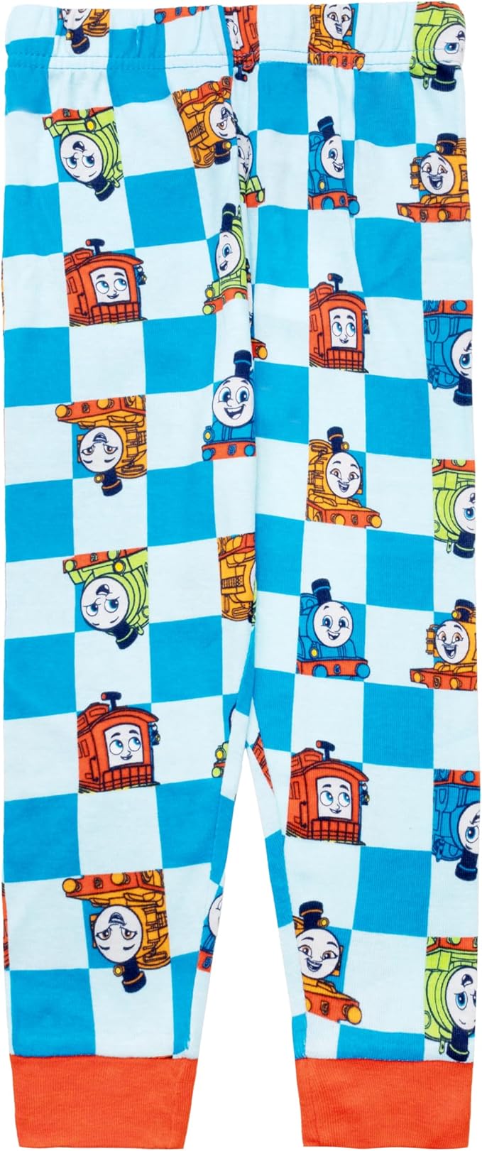 Thomas & Friends Boys 4 Piece Pajama Set Long Sleeve Tops and Pants Kids Sleepwear Set