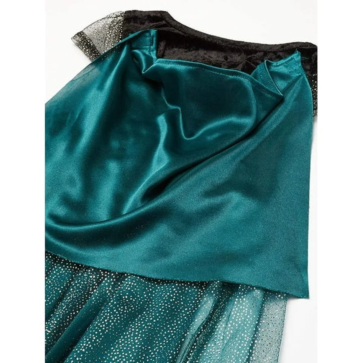 Disney Frozen Anna Girls Nightgown Sleepwear with Shimmer Tulle Overlay – Soft Princess Sleep Dress for Kids