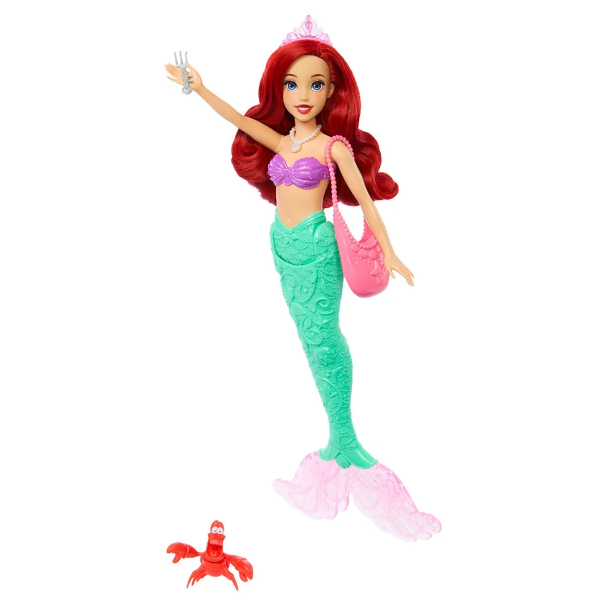 Disney Princess Ariel Ocean Stories Swimming Mermaid Doll with Accessories