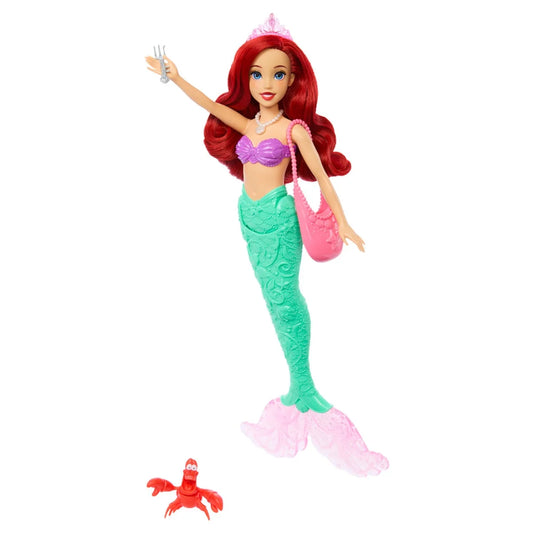 Disney Princess Ariel Ocean Stories Swimming Mermaid Doll with Accessories