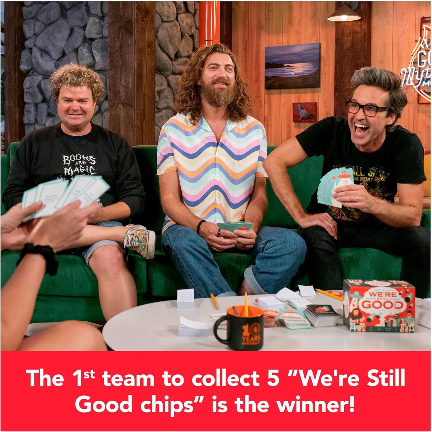 Rhett & Link’s We’re Still Good Party Game – Fast-Paced Humor Game for Friends and Game Nights