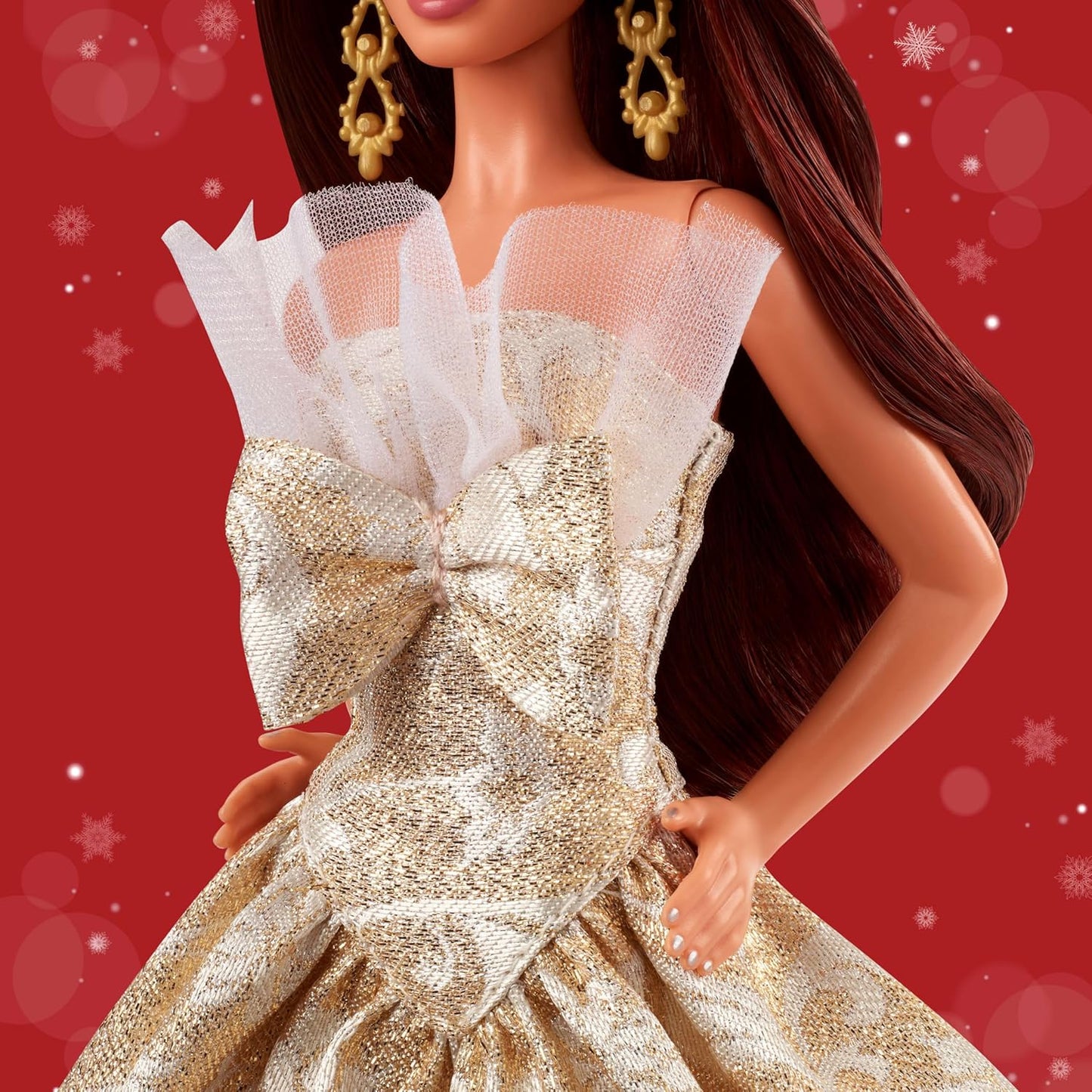 Barbie Signature Holiday Barbie 2025 Doll – Collectible Barbie Doll in Elegant Gold Gown