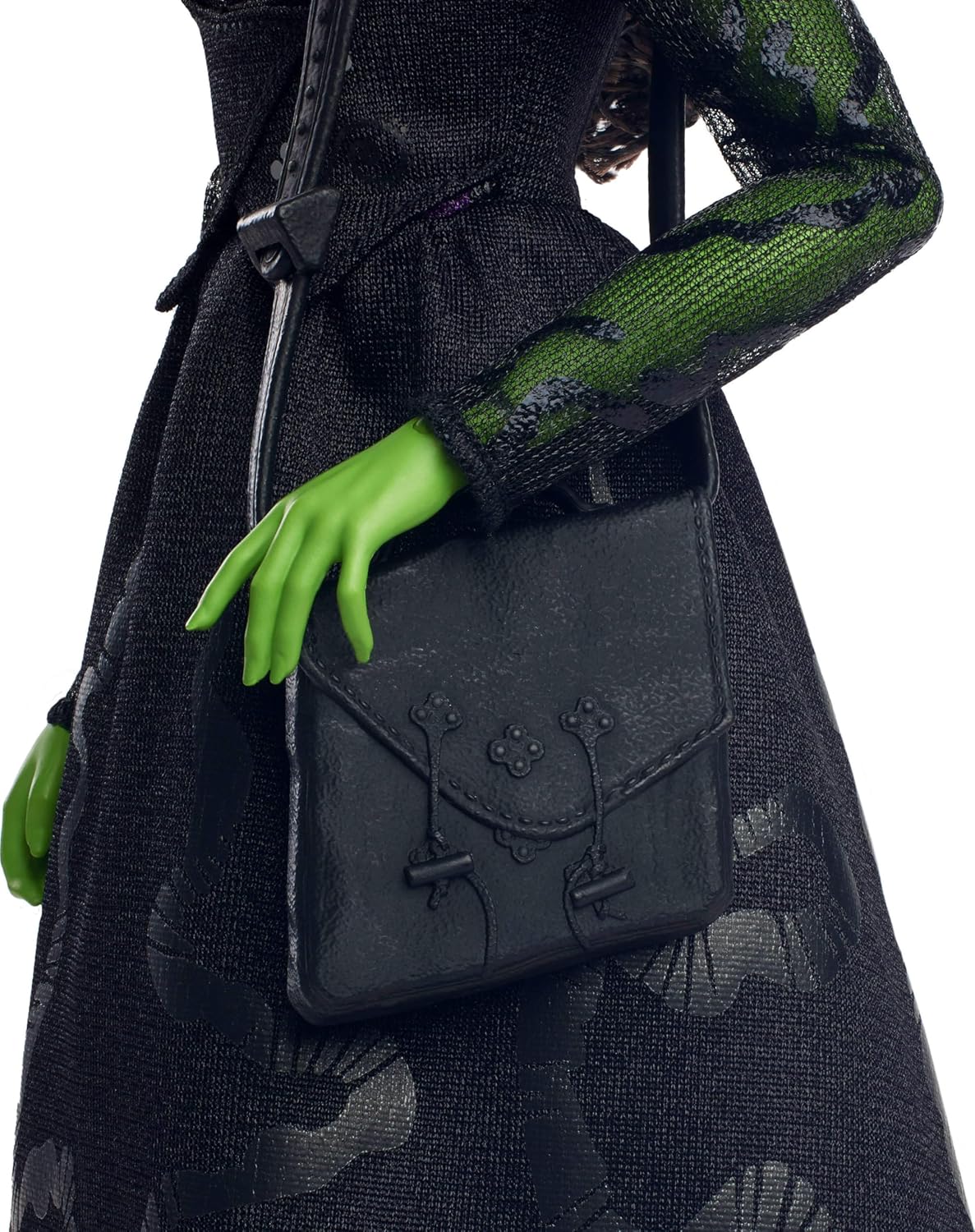 Wicked Elphaba Fashion Doll with Signature Black Dress and Hat, Movie-Inspired