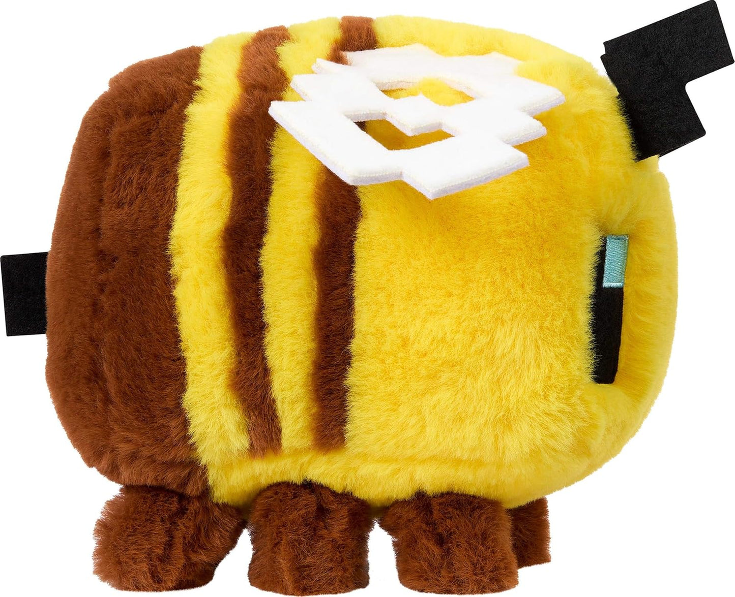 Minecraft Movie Bee Plush Toy, Soft Block-Style Character, Collectible Stuffed Animal