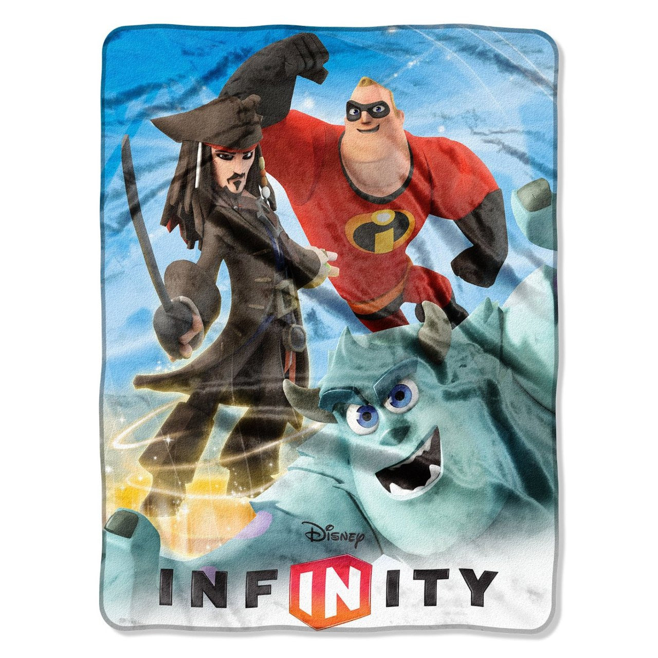 Disney "Infinity, Photo Bombing" Micro Raschel Throw, 46 by 60-Inch