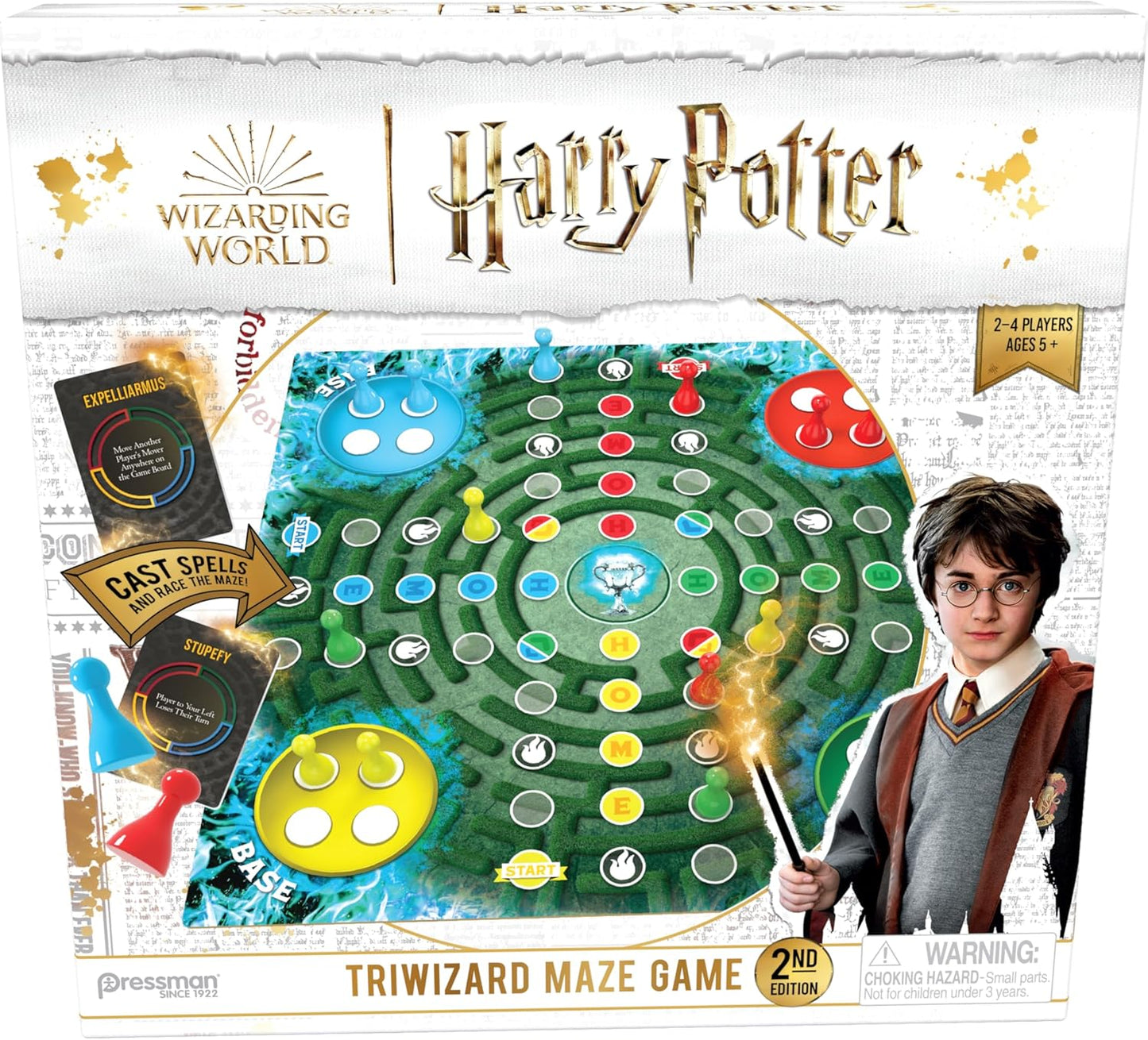 Harry Potter Triwizard Maze Board Game (2nd Edition) – Race the Maze, Cast Spells & Reach the Cup!
