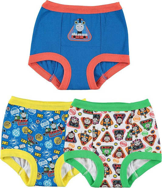 Thomas & Friends Toddler Boys 3-Pack Potty Training Pants, Thomas the Tank Engine Absorbent Padded Cotton Underwear, Size 2T