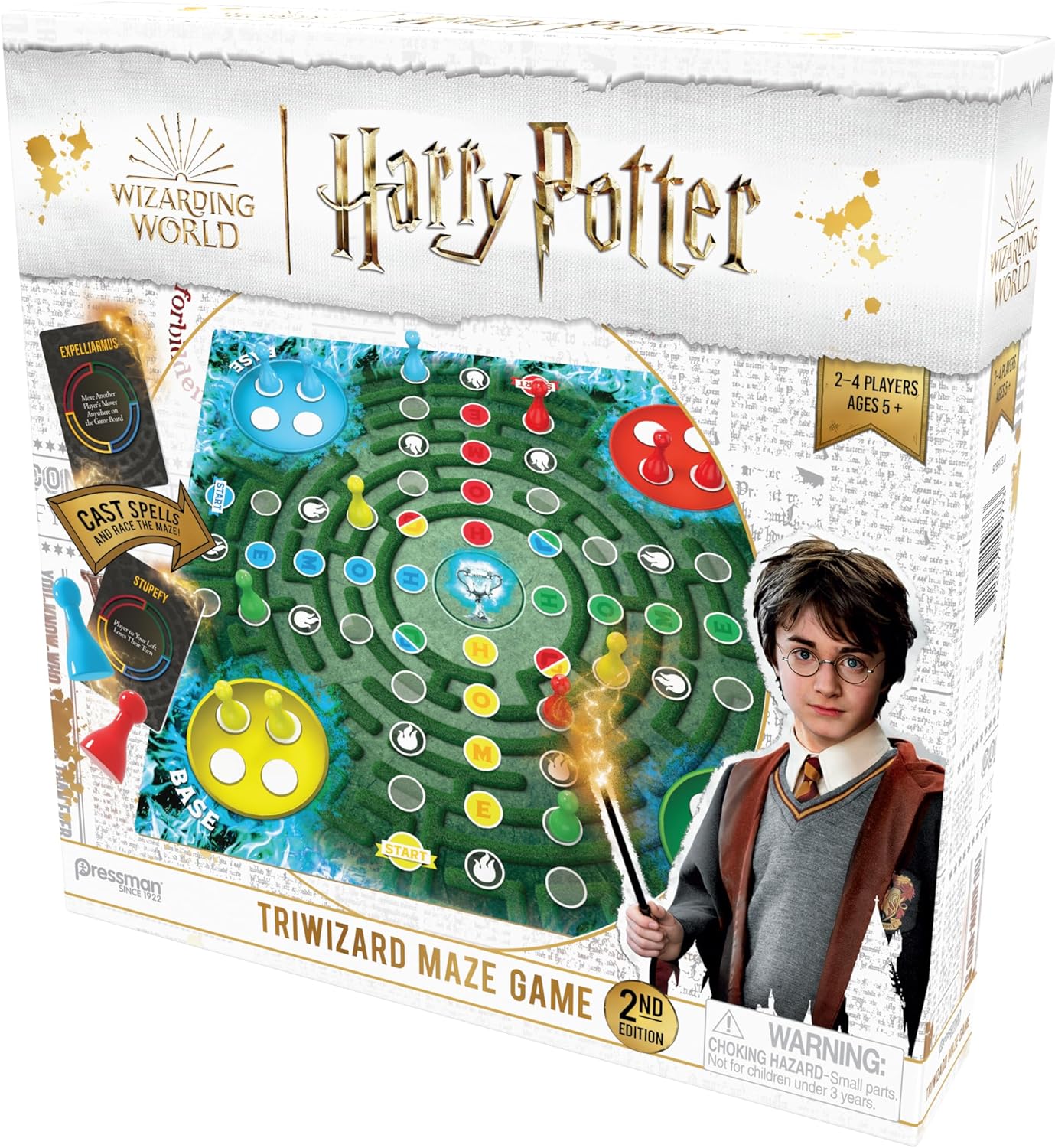 Harry Potter Triwizard Maze Board Game (2nd Edition) – Race the Maze, Cast Spells & Reach the Cup!