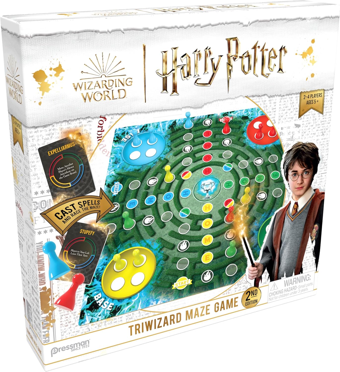 Harry Potter Triwizard Maze Board Game (2nd Edition) – Race the Maze, Cast Spells & Reach the Cup!