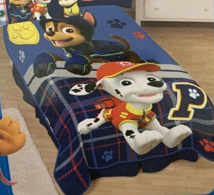 Paw Patrol 62 x 90 Plush  Blanket