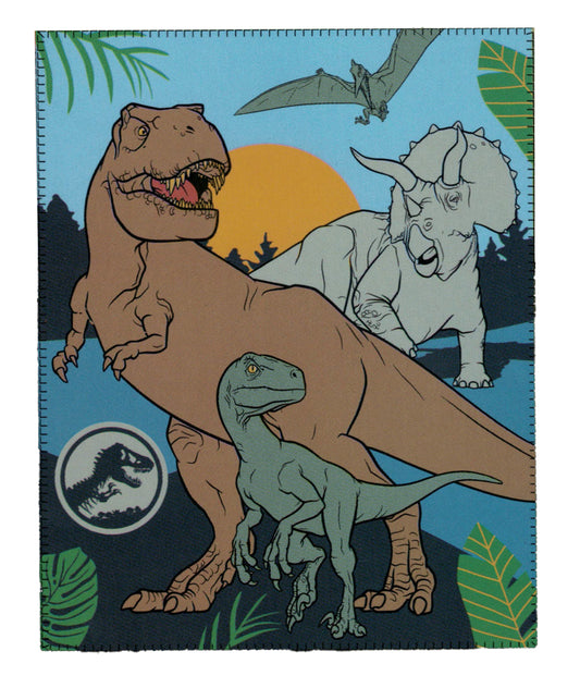 Jurassic World Fleece Throw , 40"x 50"