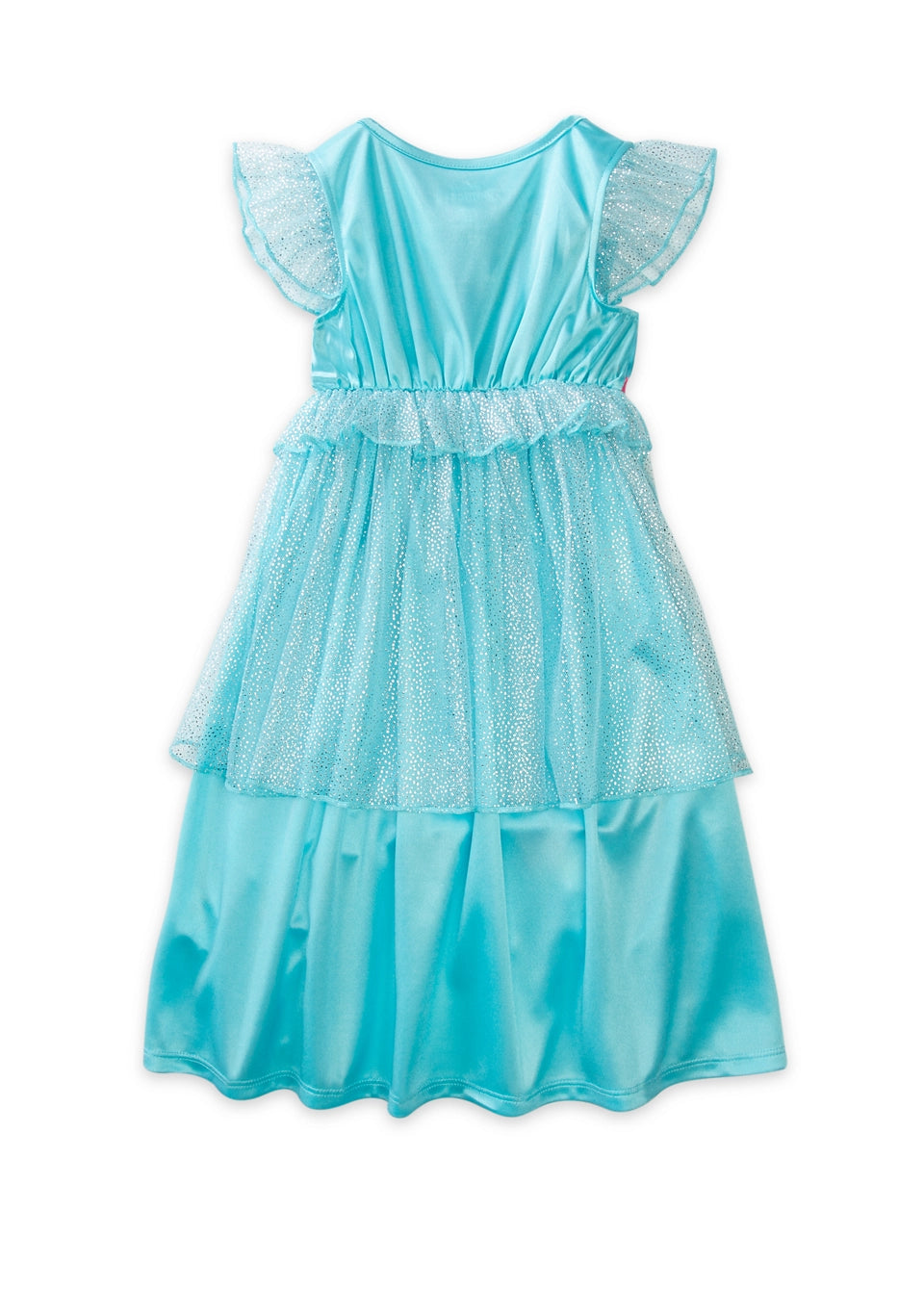 Disney The Little Mermaid Ariel Girls Aqua Nightgown Sleepwear with Shimmer Tulle – Soft Princess Pajamas for Toddlers
