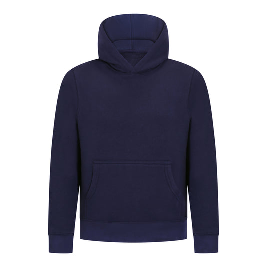 EVERYDAY KIDS All-Season Navy Pullover Hoodie – Warm Fleece Sweatshirt with Hood – Ideal for School, Outdoor Play, or Travel – Boys Hoodie