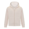 EVERYDAY KIDS Boys Off-White Zip-Up Hoodie – Soft Fleece Jacket with Hood – All-Season Kids Sweatshirt for School, Play, or Layering