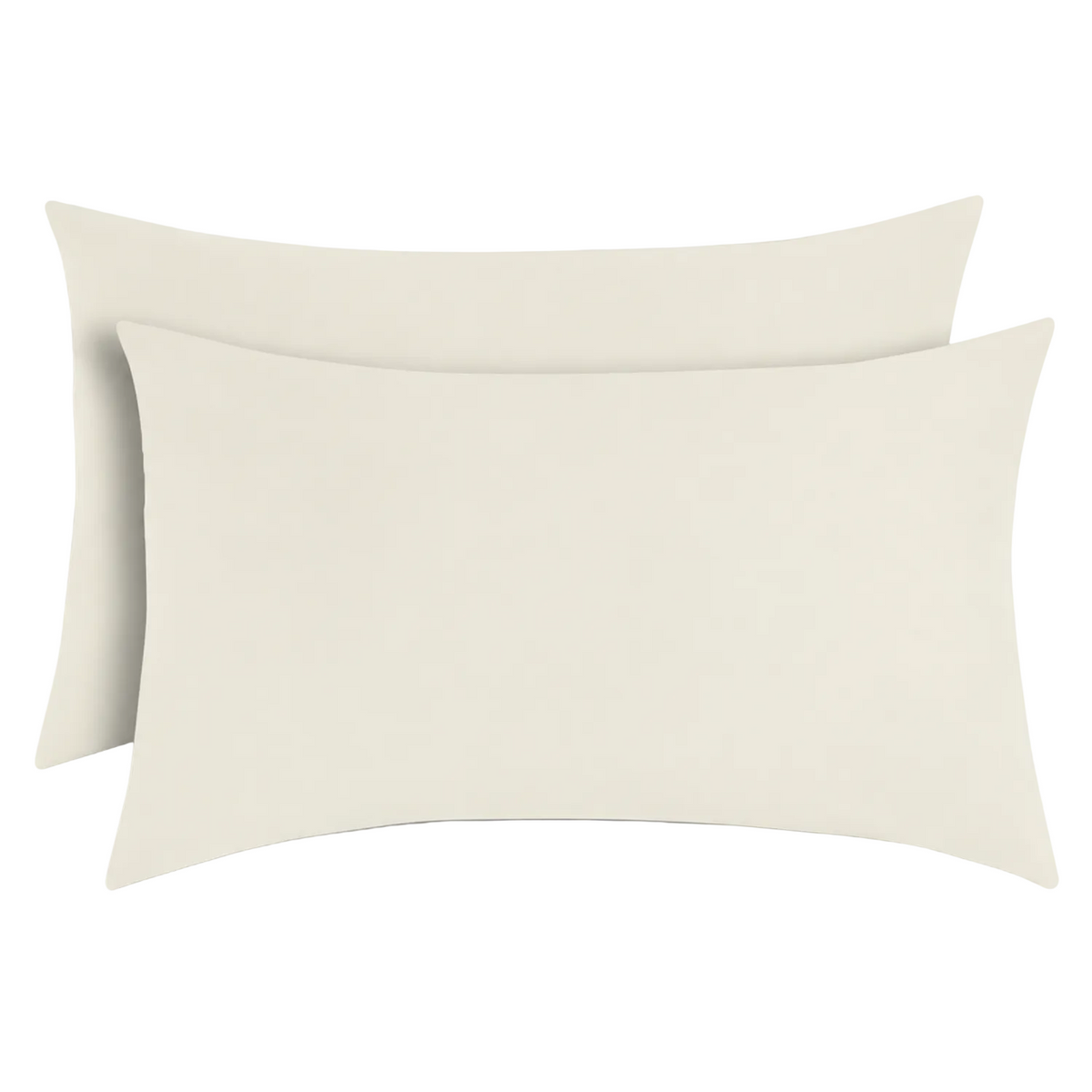 Everyday Kids Solid Soft Microfiber Toddler Pillowcases, 14 x 20 Inches, Beige, 2-Pack