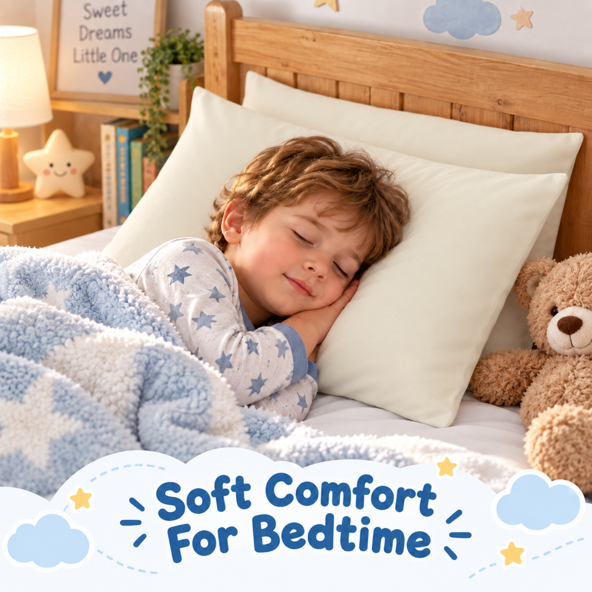 Everyday Kids Solid Soft Microfiber Toddler Pillowcases, 14 x 20 Inches, Beige, 2-Pack