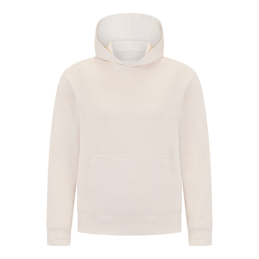 EVERYDAY KIDS All-Season Off-White Pullover Hoodie – Warm Fleece Sweatshirt with Hood – Ideal for School, Outdoor Play, or Travel – Boys Hoodie