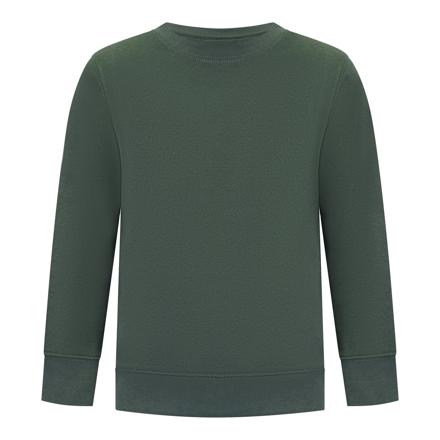 Boys’ Fleece Green Crewneck Sweatshirt