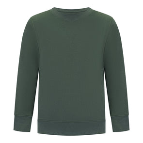 Boys’ Fleece Green Crewneck Sweatshirt