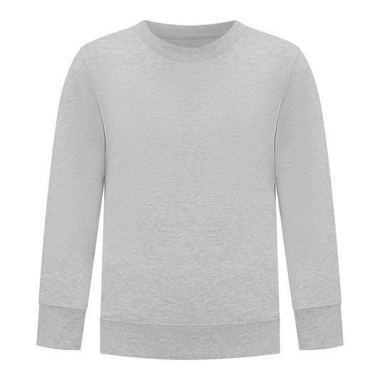 Boys’ Fleece Heather Gray Crewneck Sweatshirt