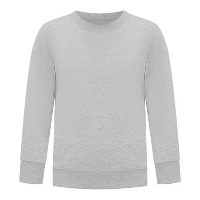 Boys’ Fleece Heather Gray Crewneck Sweatshirt